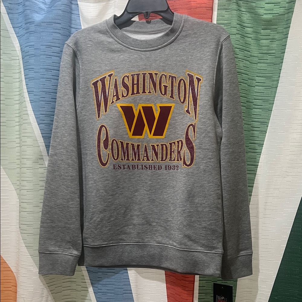 Washington Commanders Women's Gray Sweatshirt
